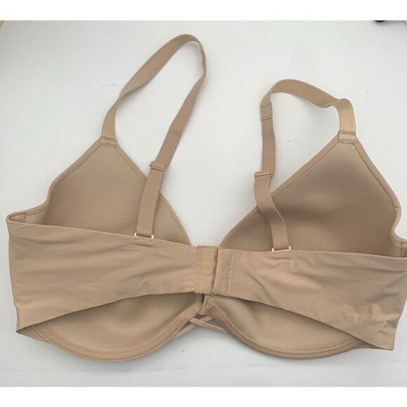 SOMA Intimates Lightly Lined Plunge Bra 38DD Nude - Picture 4 of 5